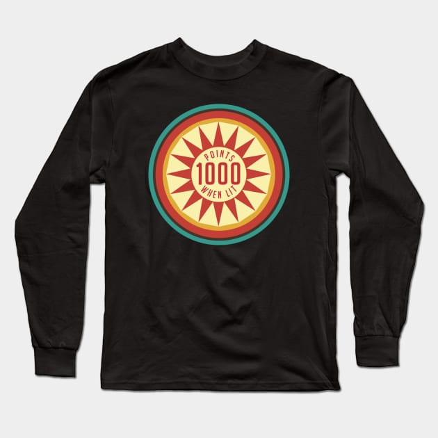 Pinball Points Long Sleeve T-Shirt by Dellan